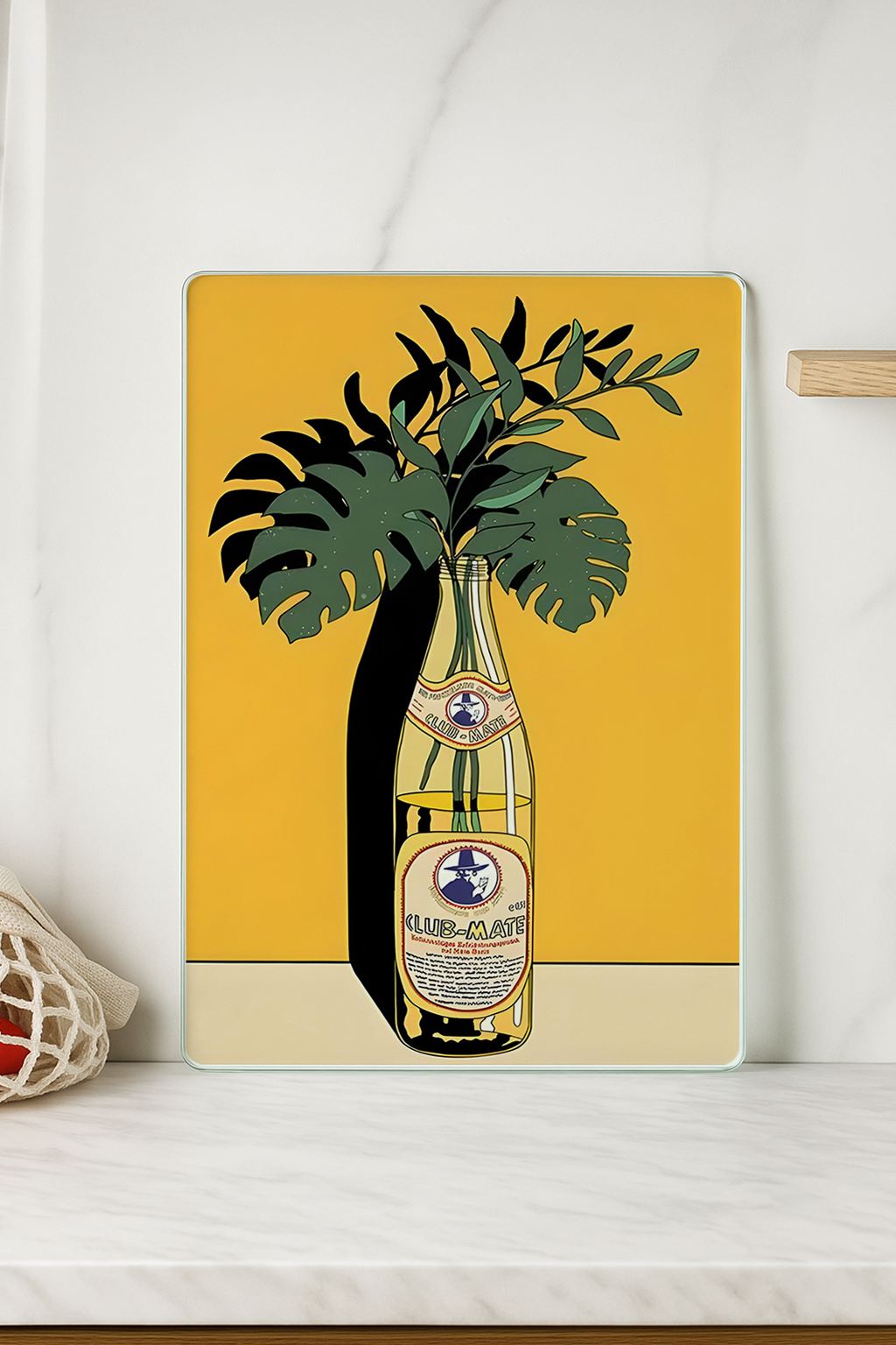 Tábua de Corte em Vidro Temperado – 20 x 30 cm – Multicolorido