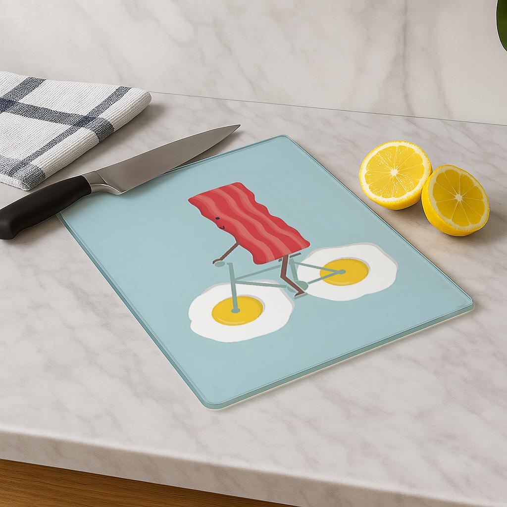 Tábua de Corte – 20 x 30 cm – Multicolorido – Vidro Temperado