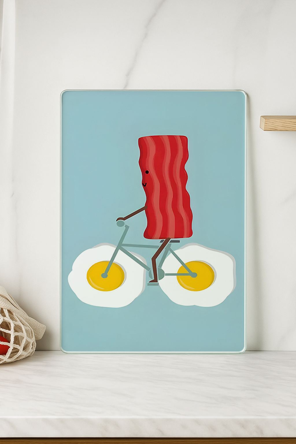 Tábua de Corte – 20 x 30 cm – Multicolorido – Vidro Temperado