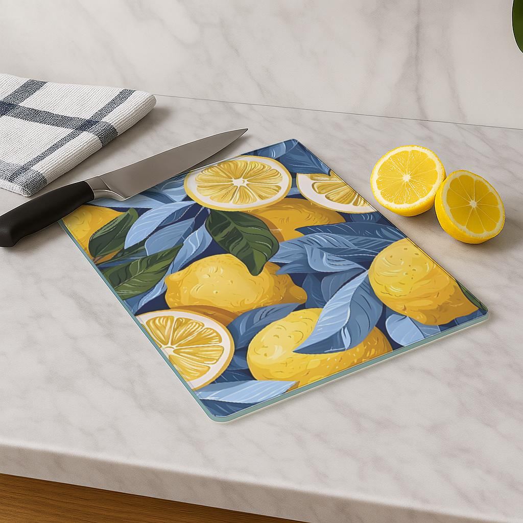 Tábua de Corte em Vidro Temperado – 20 x 30 cm – Multicolorido