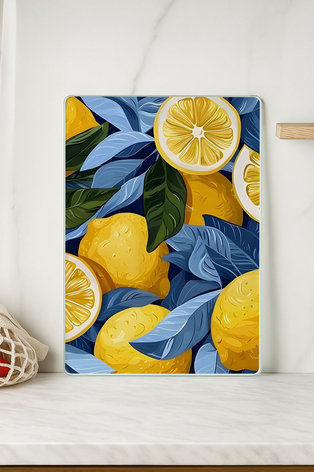 Tábua de Corte em Vidro Temperado – 20 x 30 cm – Multicolorido