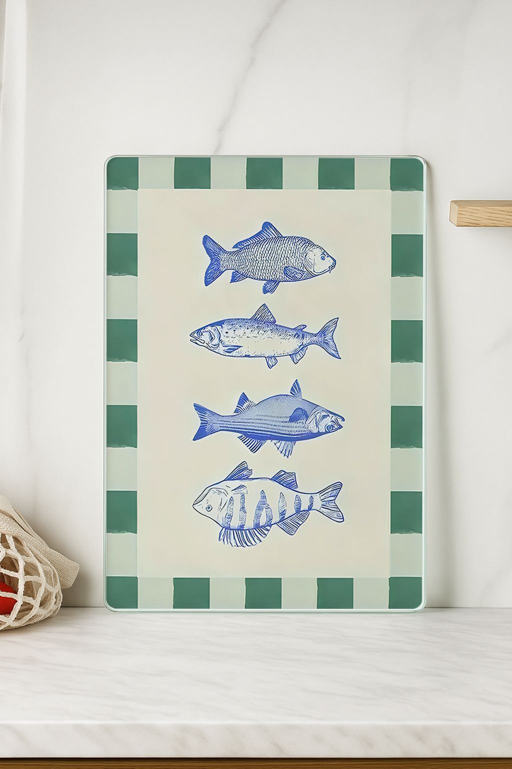 Tábua de Corte em Vidro Temperado – 20 x 30 cm – Multicolorido