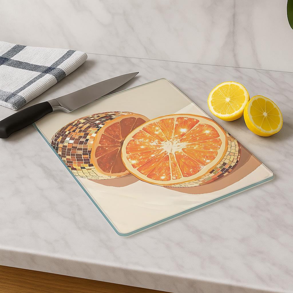 Tábua de Corte de Vidro Temperado – 20 x 30 cm – Multicolorido