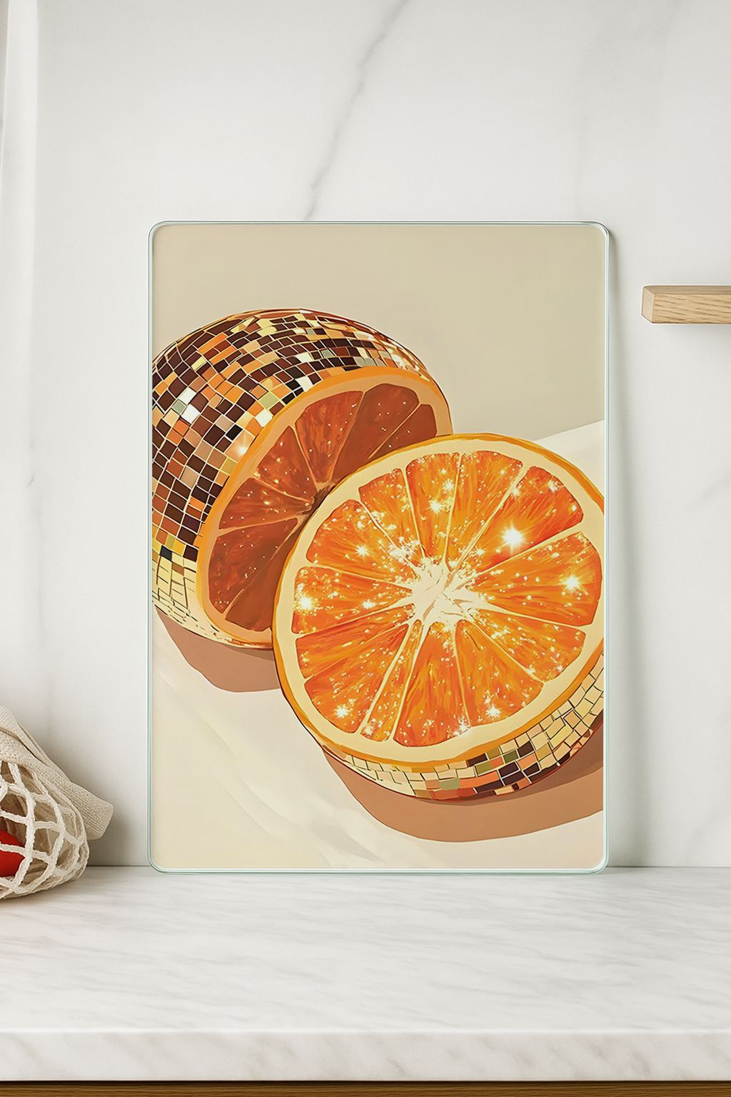 Tábua de Corte de Vidro Temperado – 20 x 30 cm – Multicolorido