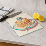 Tábua de corte em vidro temperado – 20 x 30 cm – Multicolorido