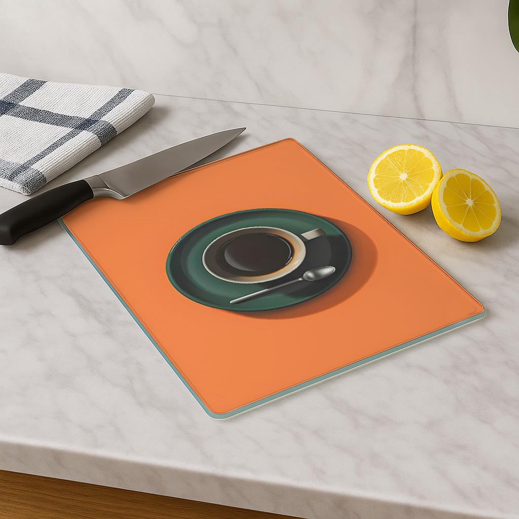 Tábua de Corte de Vidro Temperado – 20 x 30 cm – Multicolorido