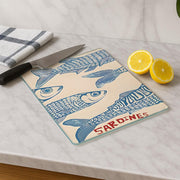 Tábua de corte de vidro temperado – 20 x 30 cm – multicolorido