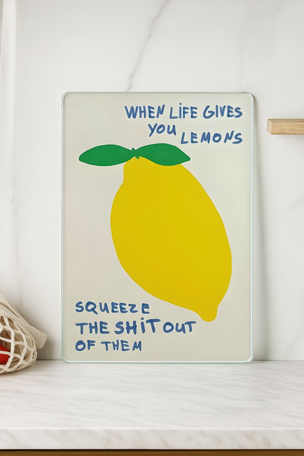 Tábua de Corte em Vidro Temperado – 20 x 30 cm – Multicolorido