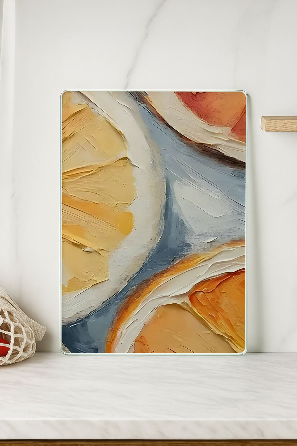 Tábua de Corte em Vidro Temperado – 20 x 30 cm – Multicolorido