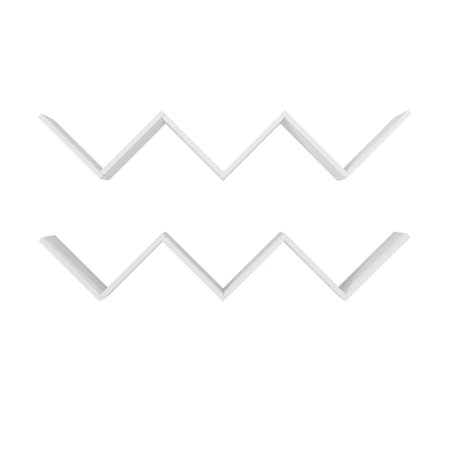 Prateleira de parede-Zig Zag-Branco