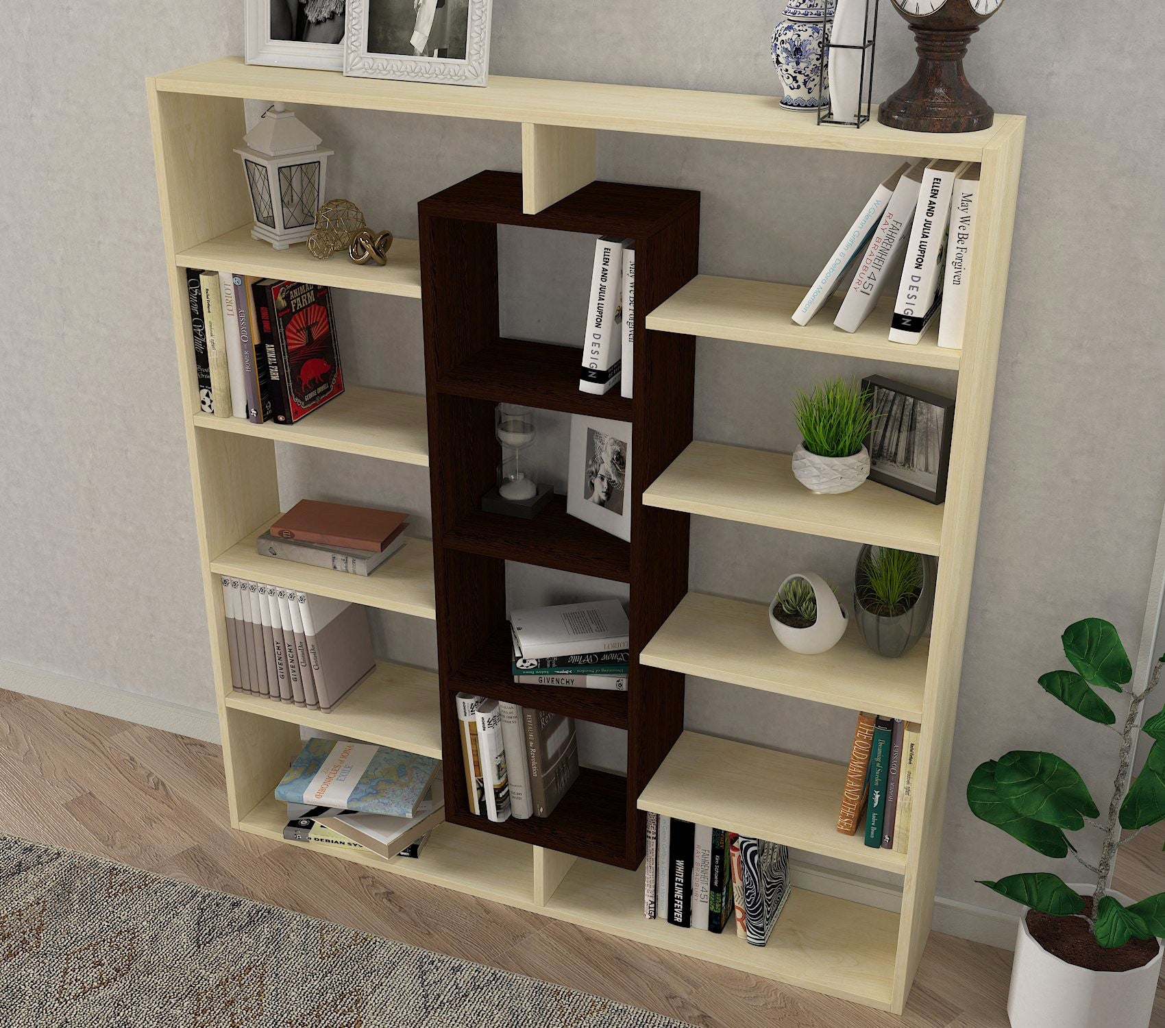 Estante de livros-Ample-Wengué
Bétula