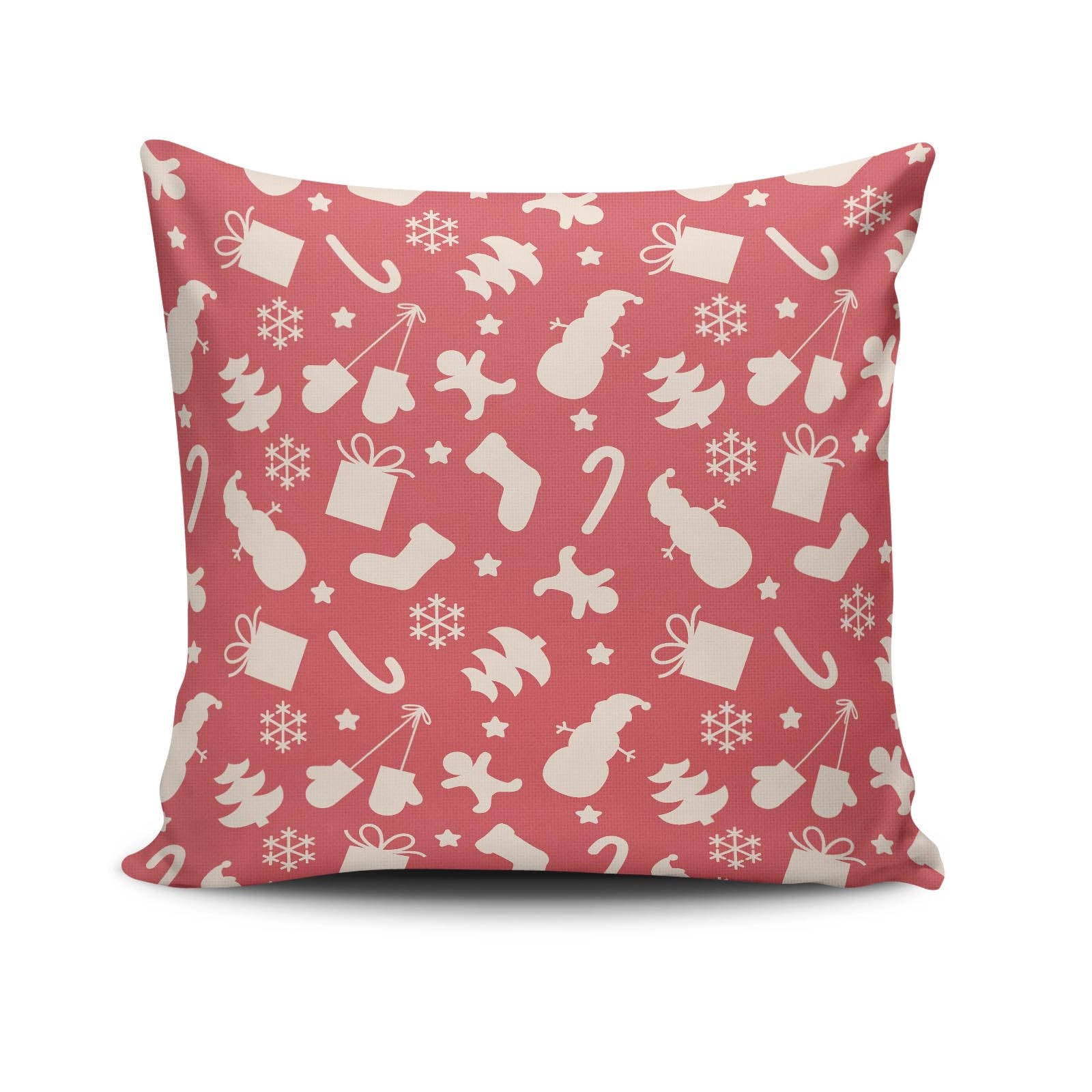 Almofada – 43 x 43 cm – Multicolorido – Algodão/Poliéster