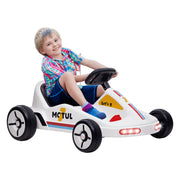 Kart Elétrico Infantil 85x70x45 cm Branco