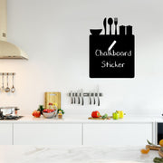 Autocolante Decorativo de Parede Preto Vinil Quadro de Giz 40x50cm - Transforme Qualquer Espaço num Quadro Criativo