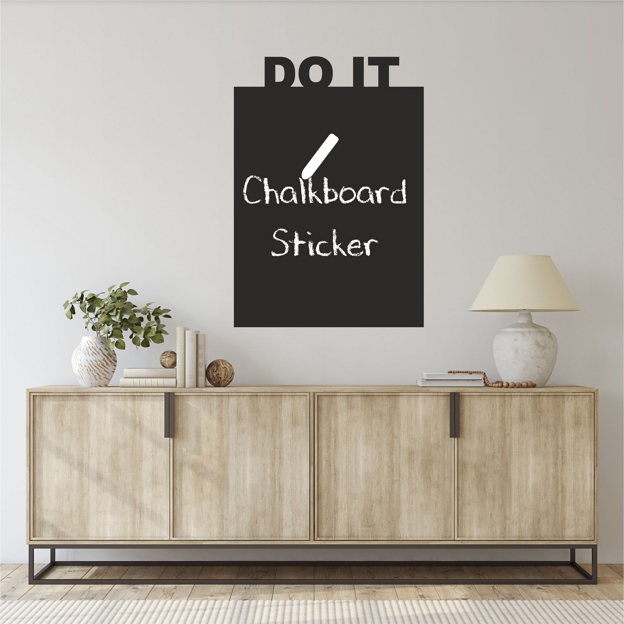 Autocolante Decorativo de Parede Preto Vinil Quadro de Giz 40x60cm - Transforme Qualquer Espaço num Quadro Criativo