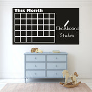 Autocolante de Parede Decorativo em Vinil Preto (Quadro de Giz) 100 x 55 cm – MY-00107 | 740ELB1107