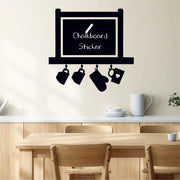 Autocolante Decorativo de Parede Preto Vinil Quadro de Giz 70x70cm - Transforme Qualquer Espaço num Quadro Criativo