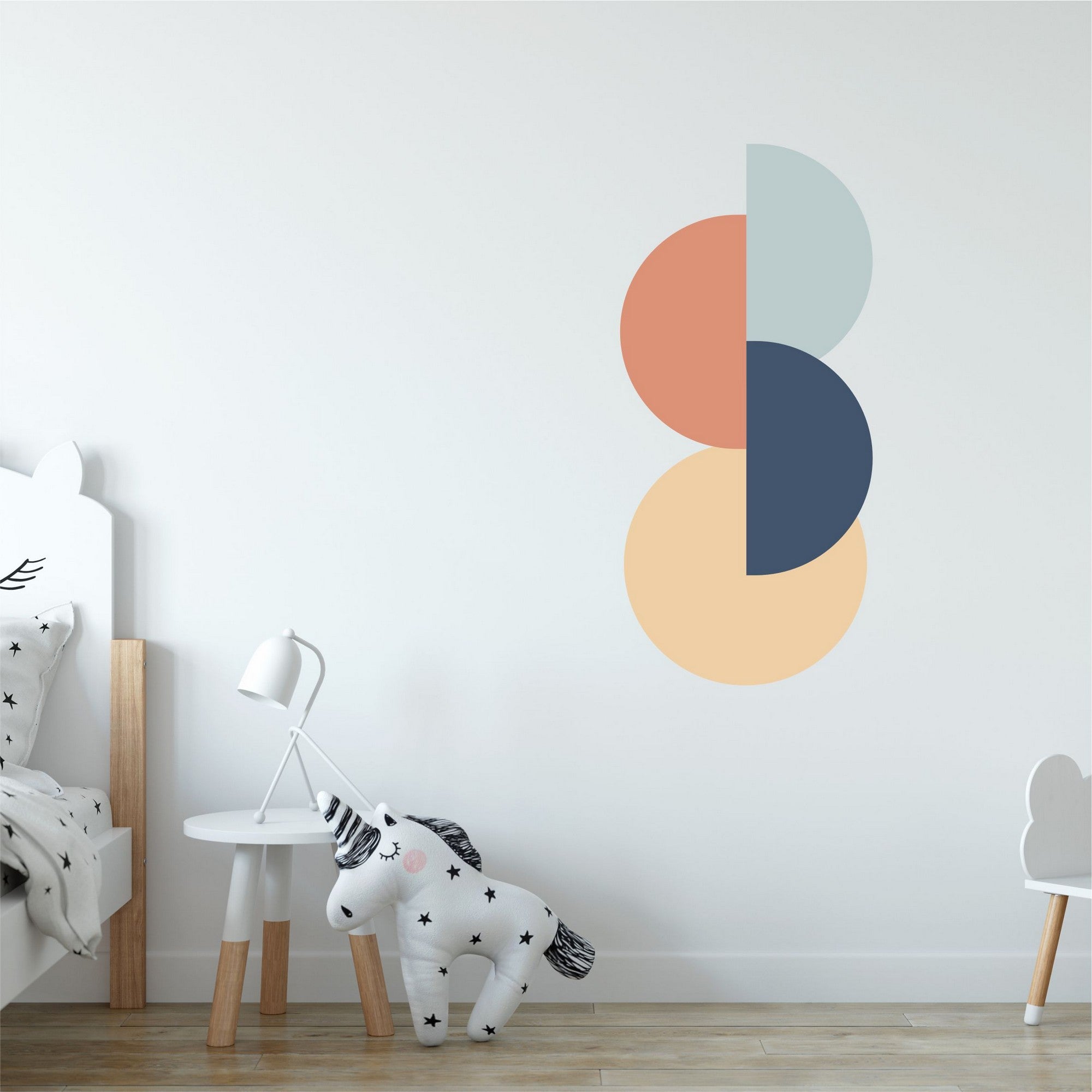 Autocolante Decorativo de Parede Multicolor em Vinil - 100x45cm - Transforme o Seu Espaço