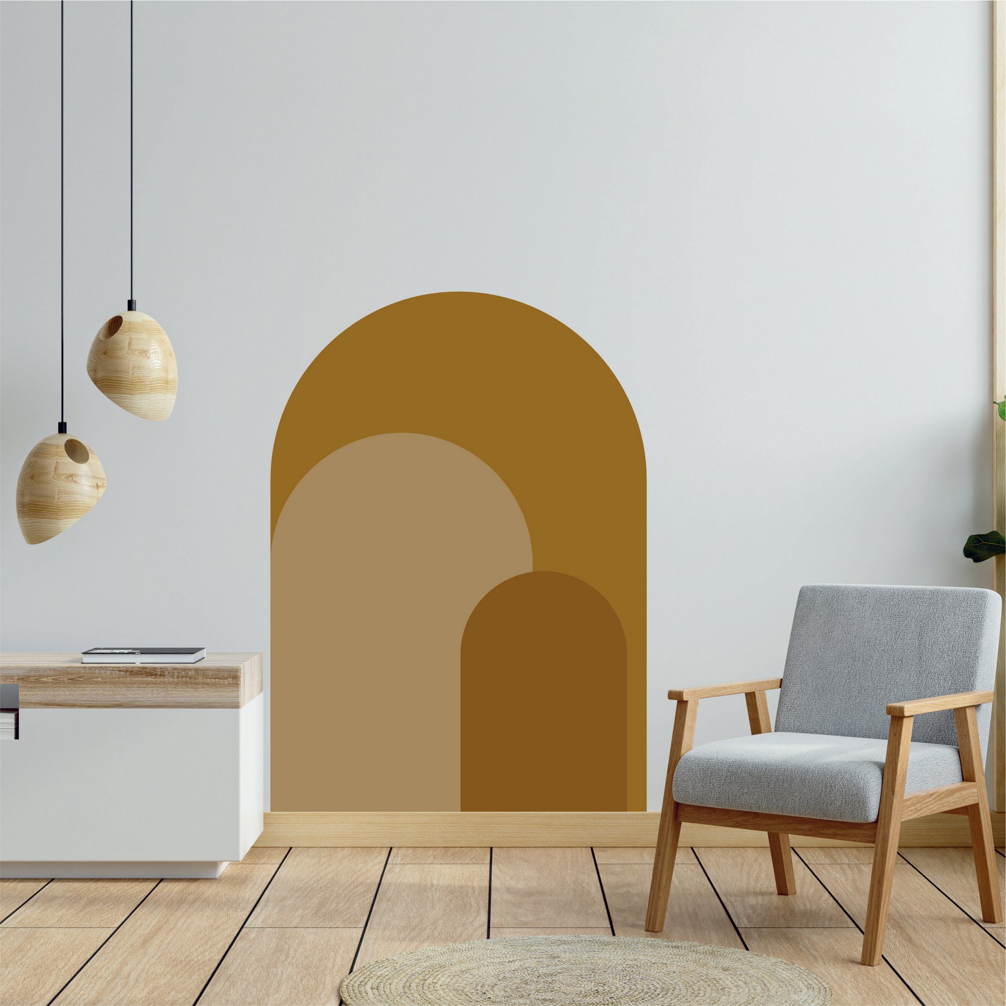 Autocolante Decorativo de Parede Multicolor em Vinil - 70x100cm - Transforme o Seu Espaço Instantaneamente