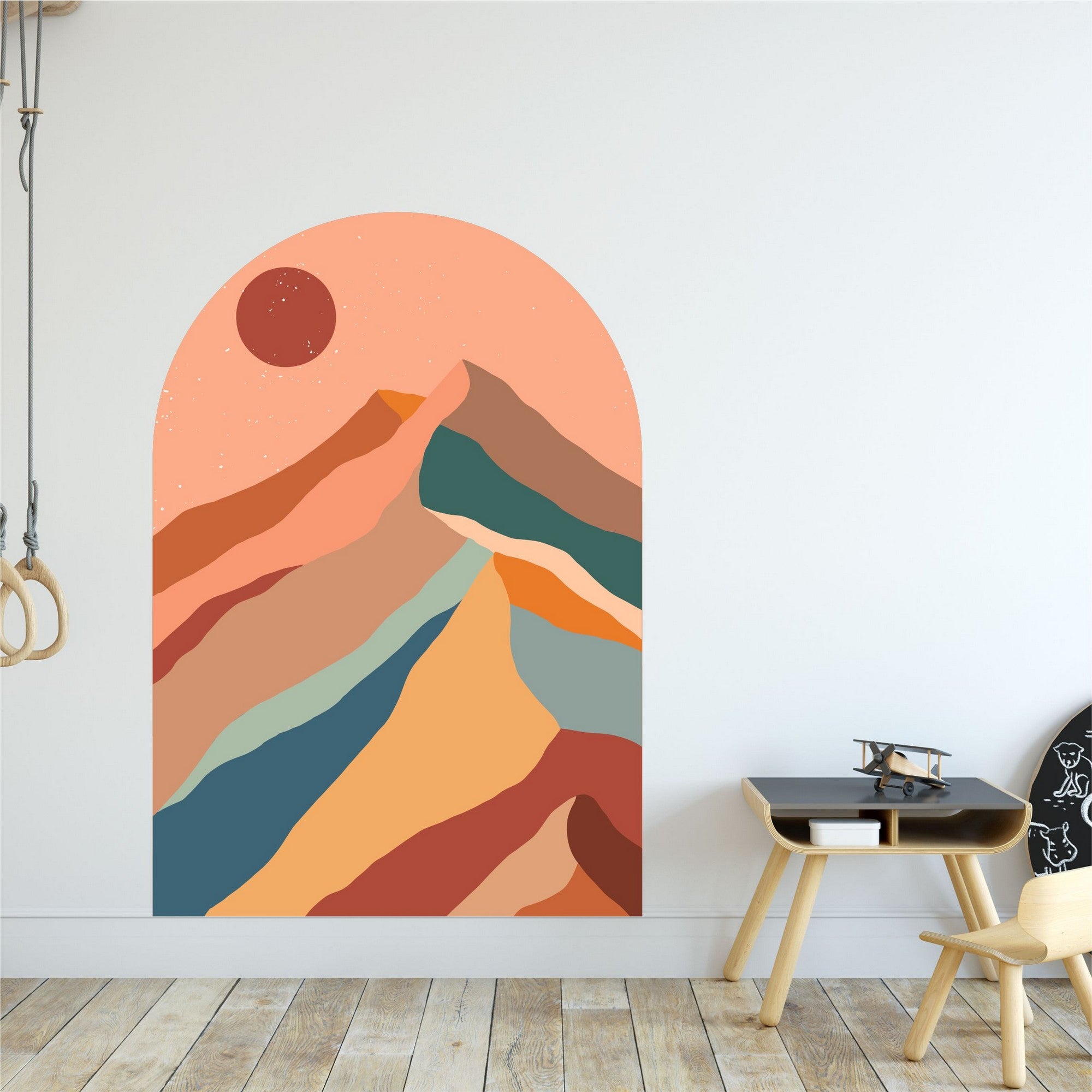 Autocolante Decorativo de Parede Multicolor em Vinil - 70x100cm - Transforme o Seu Espaço Instantaneamente