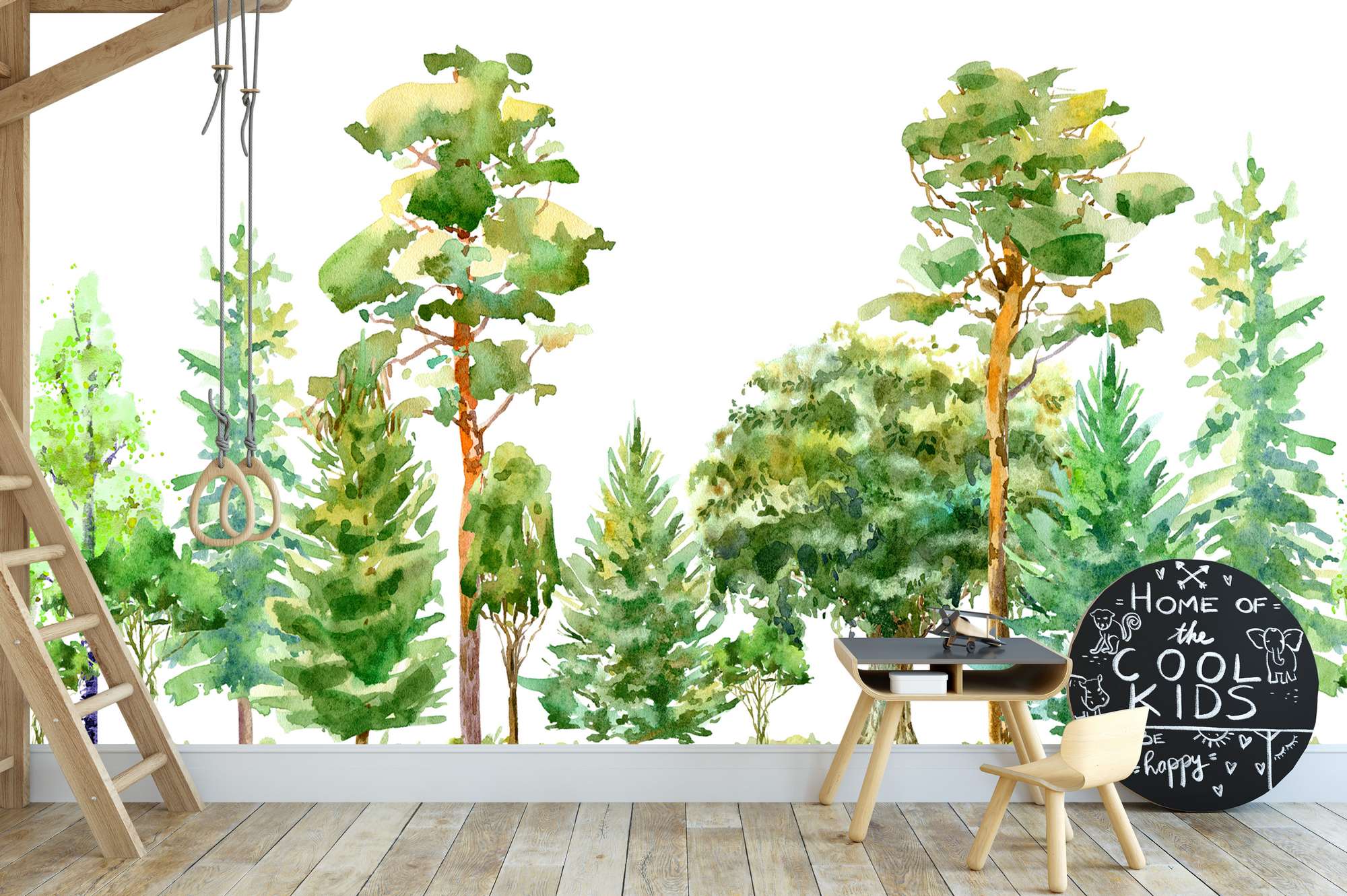 Autocolante Decorativo de Parede Multicolor 100x100cm - Vinil Auto-Adesivo MDK-00109