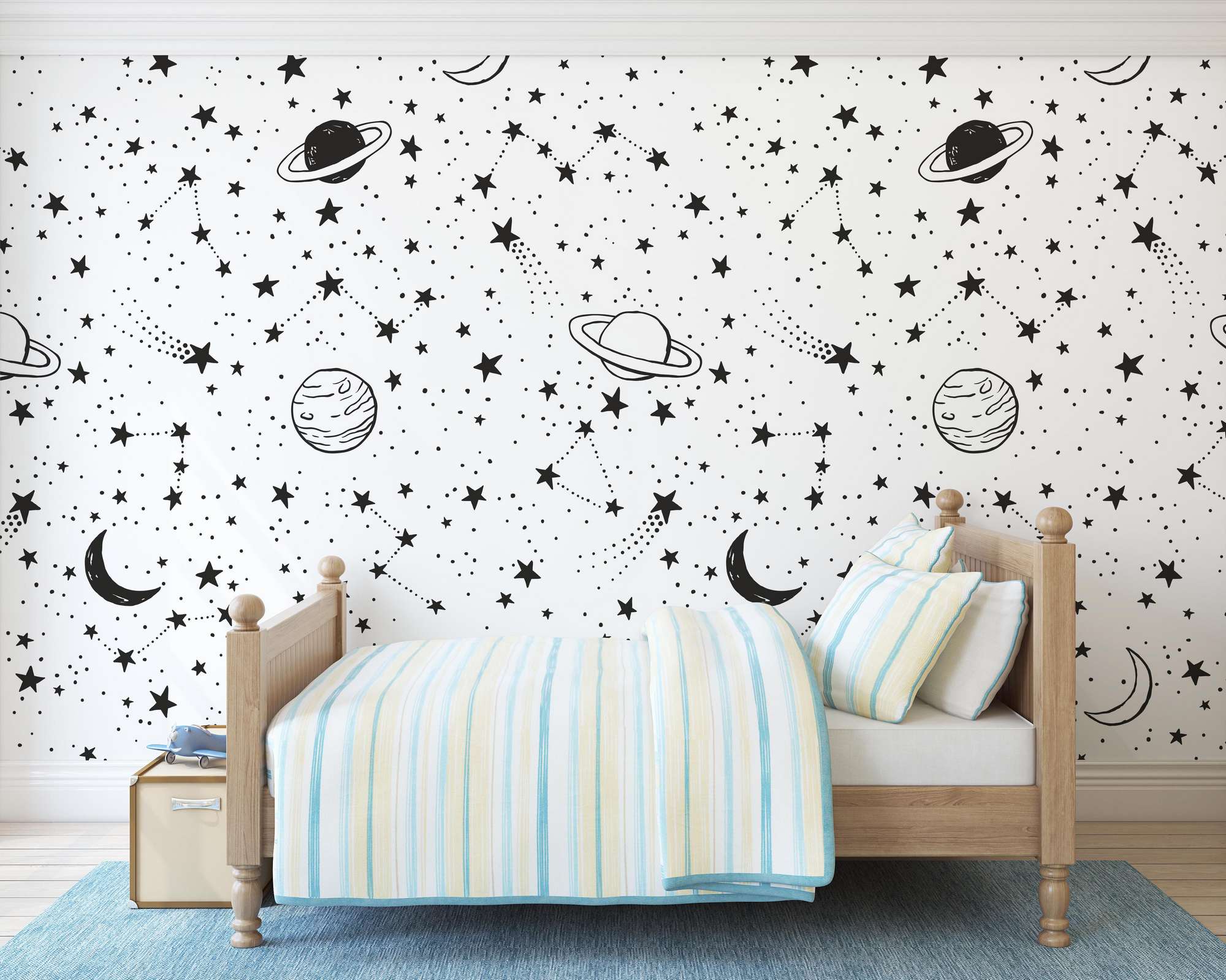 Autocolante Decorativo de Parede Multicolor 100x100cm - Vinil Auto-Adesivo MDK-00129