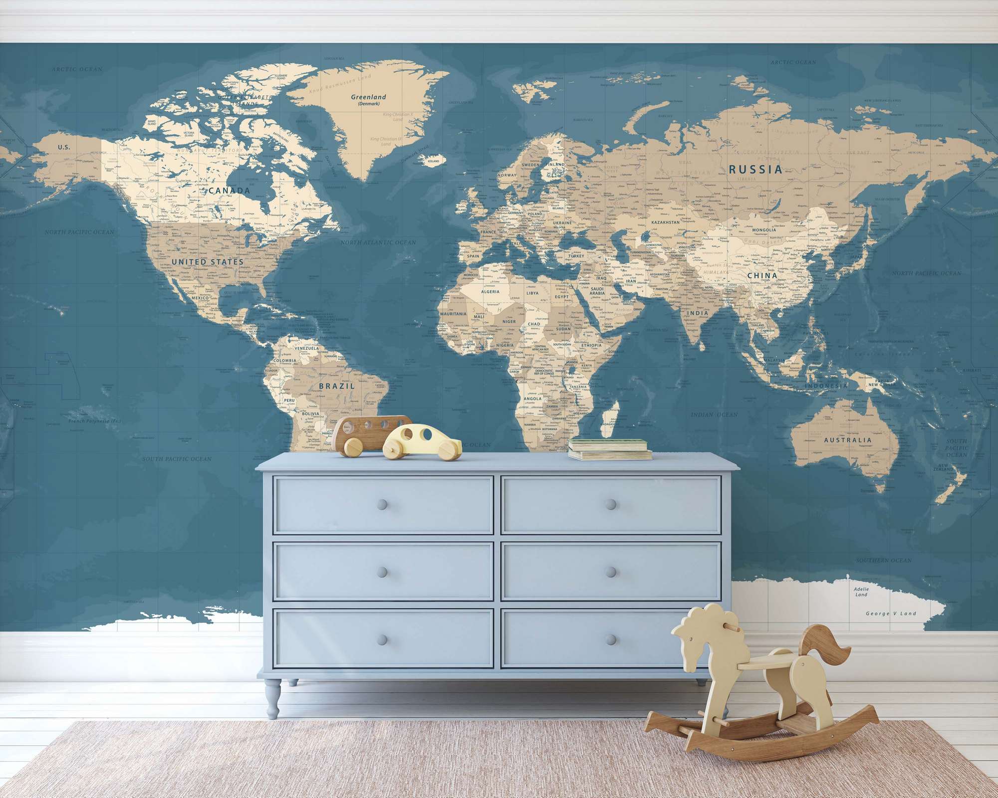 Autocolante Decorativo de Parede Multicolor 100x100cm - Vinil Auto-Adesivo MDK-00135