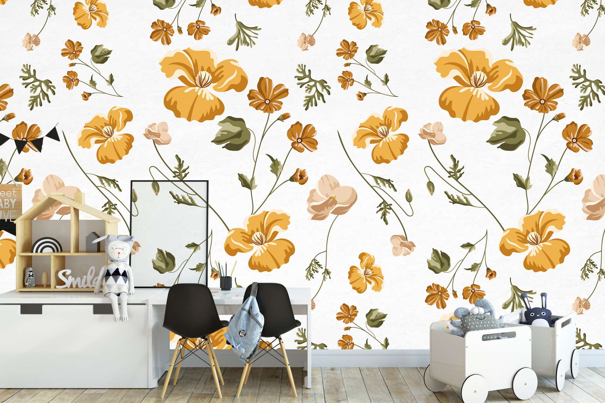 Autocolante de Parede Decorativo em Vinil 100x100 cm, Multicolorido, Autoadesivo – MDK-00153 (Ref. 740ELB1178)