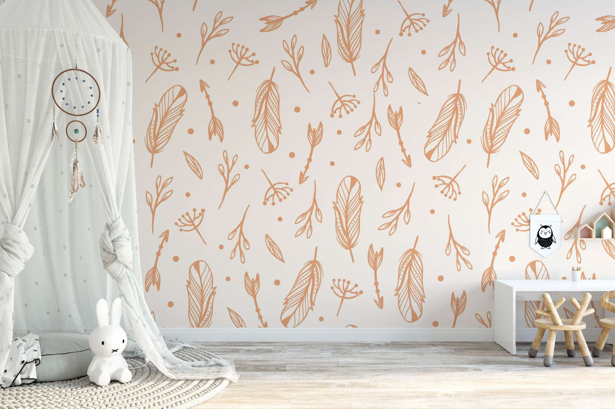 Mural de Parede Autocolante Multicolor 300x270cm - Vinil Premium MDK-00125