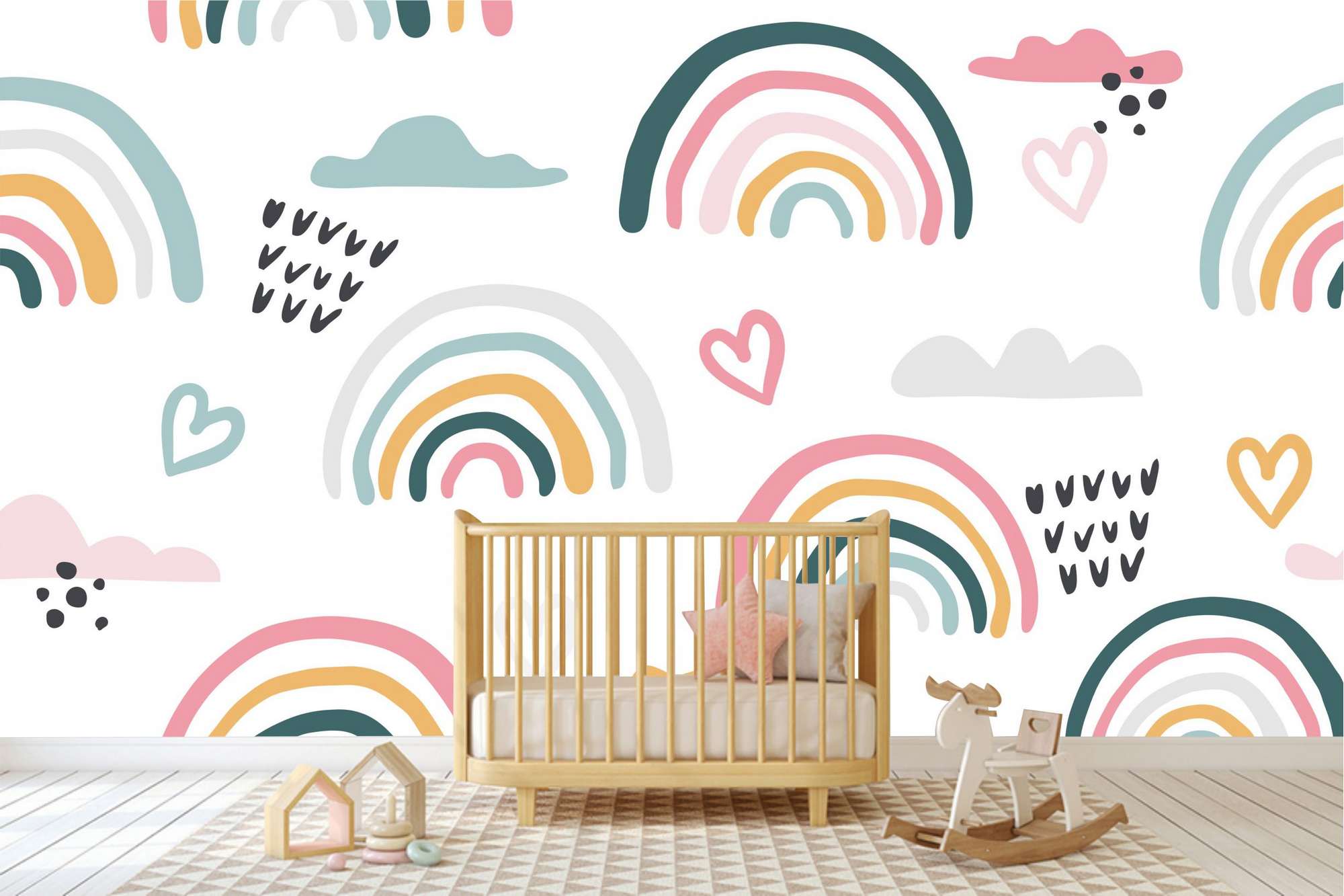 Mural de Parede Autocolante Multicolor 300x270cm - Vinil Premium MDK-00130