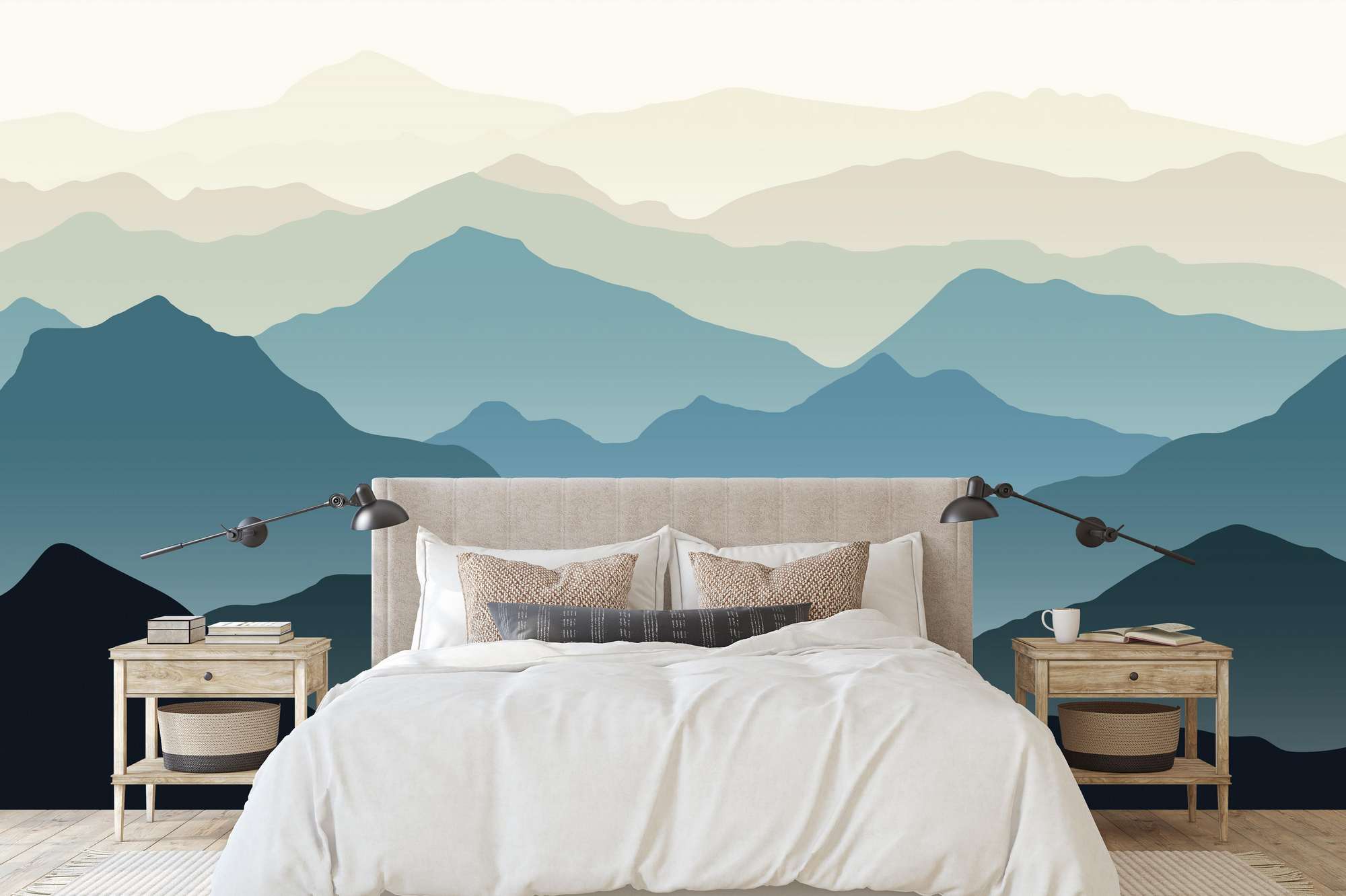 Mural de Parede Autocolante Multicolor 300x270cm - Vinil Premium MDK-00132