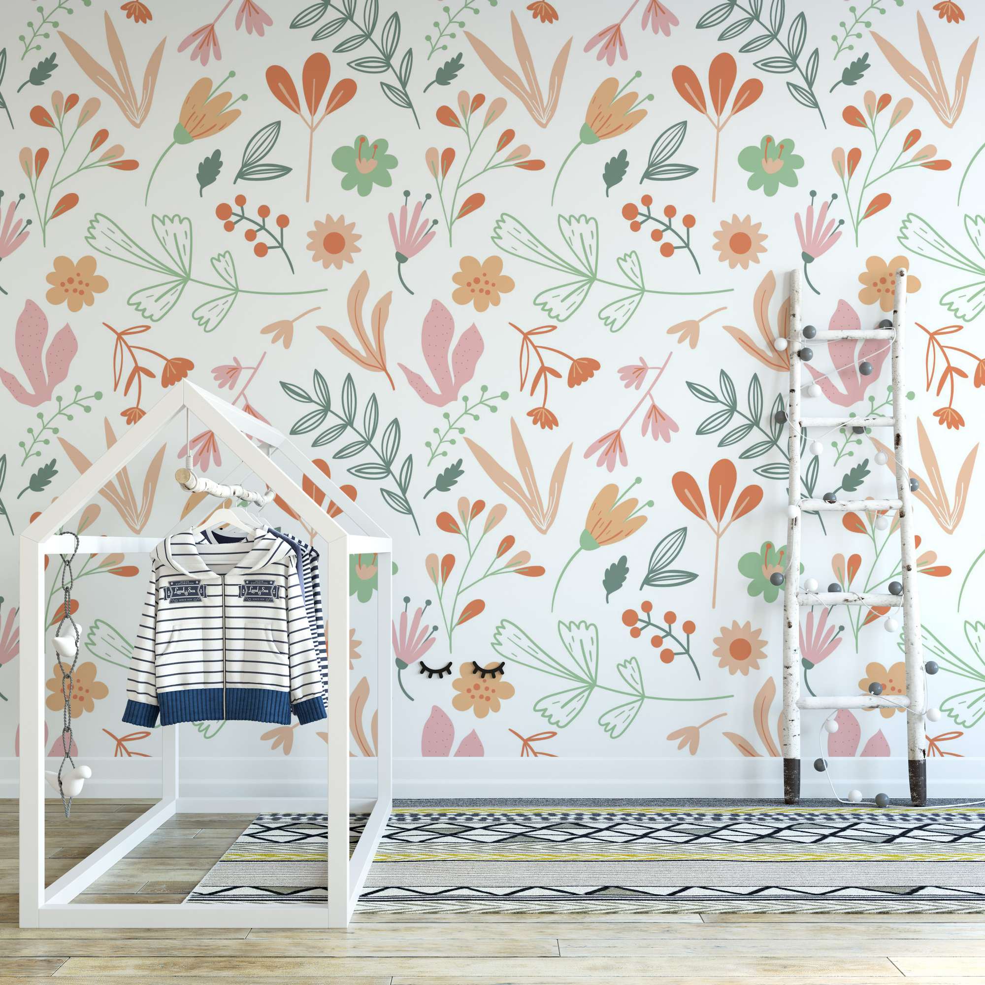 Mural de Parede Autocolante Multicolor 300x270cm - Vinil Premium MDK-00145