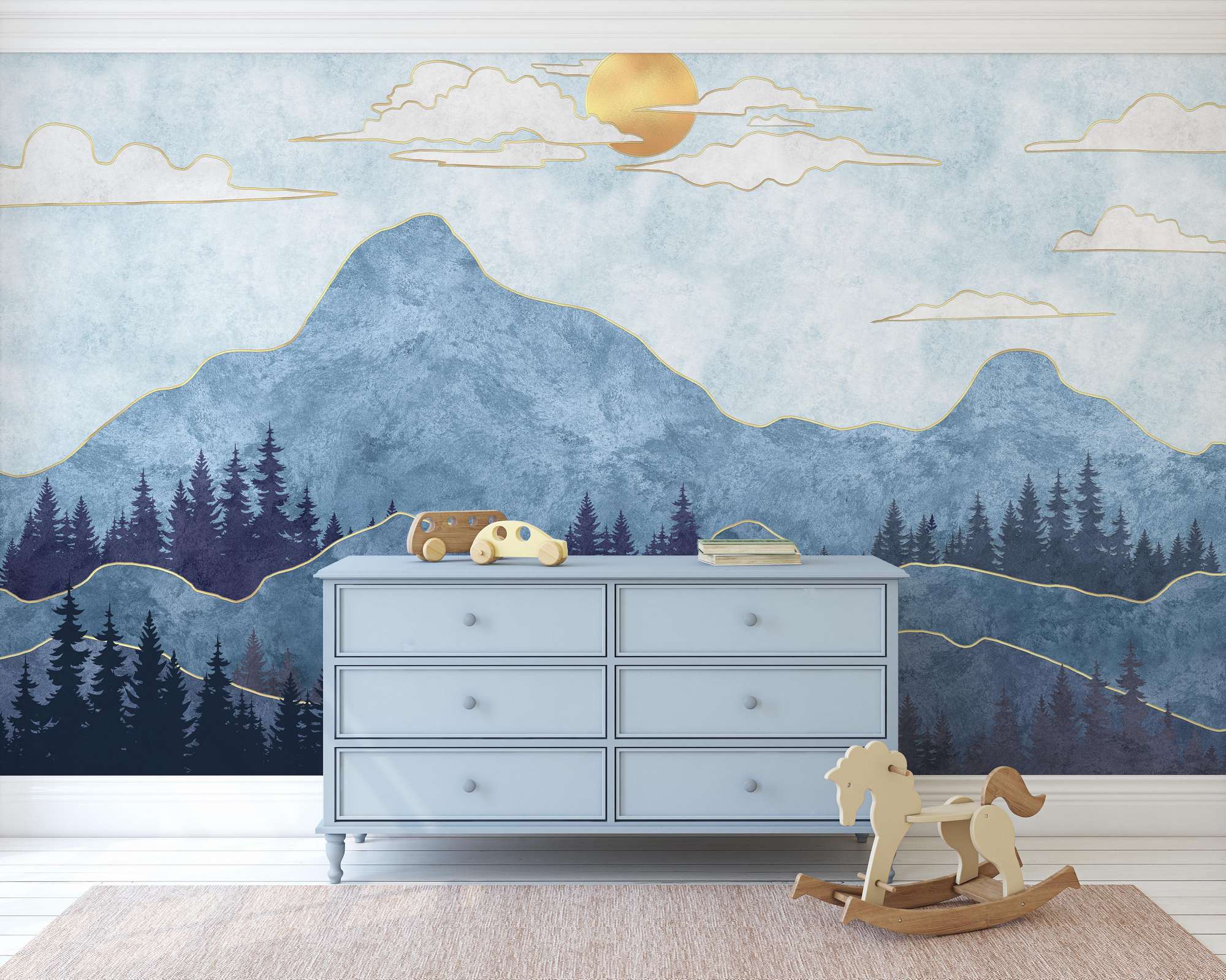 Mural de Parede Autocolante Multicolor 300x270cm - Vinil Premium MDK-00146