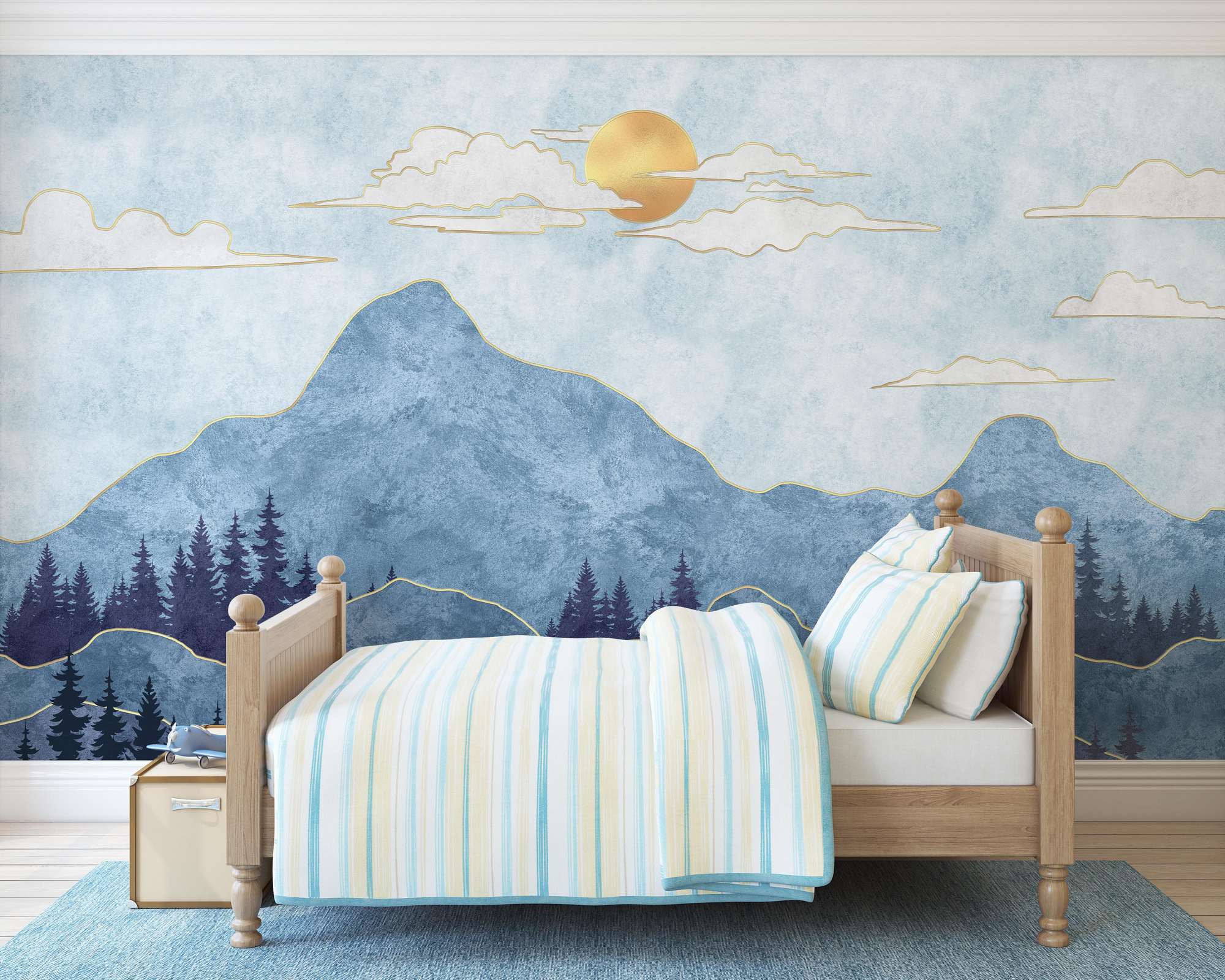 Mural de Parede Autocolante Multicolor 300x270cm - Vinil Premium MDK-00146