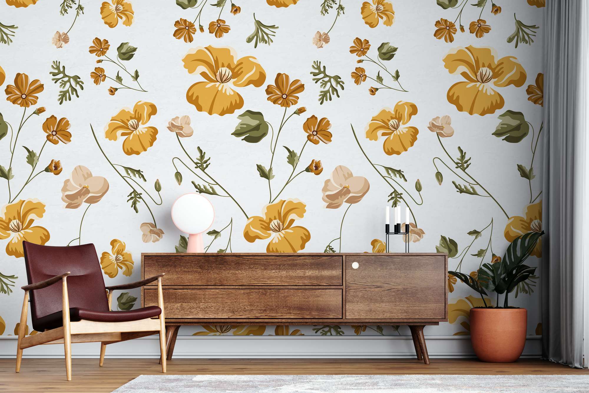 Mural de Parede Autocolante Multicolor 300x270cm - Vinil Premium MDK-00153