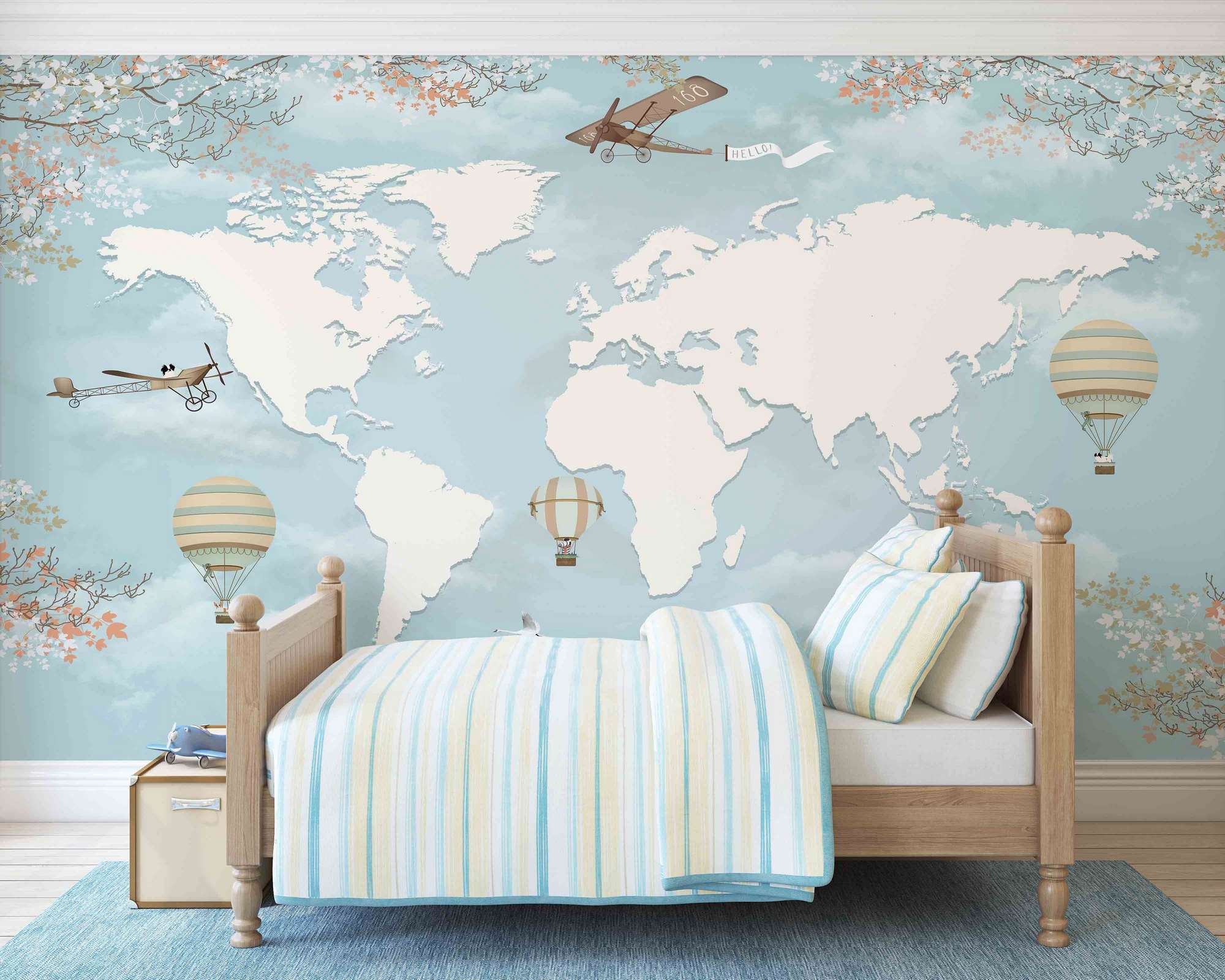 Mural de Parede Autocolante Multicolor 300x270cm - Vinil Premium MDK-00159