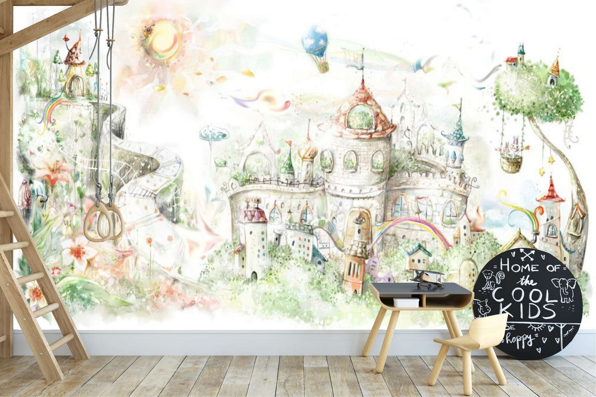 Mural de Parede Autocolante Multicolor 300x270cm - Vinil Premium MDK-00162