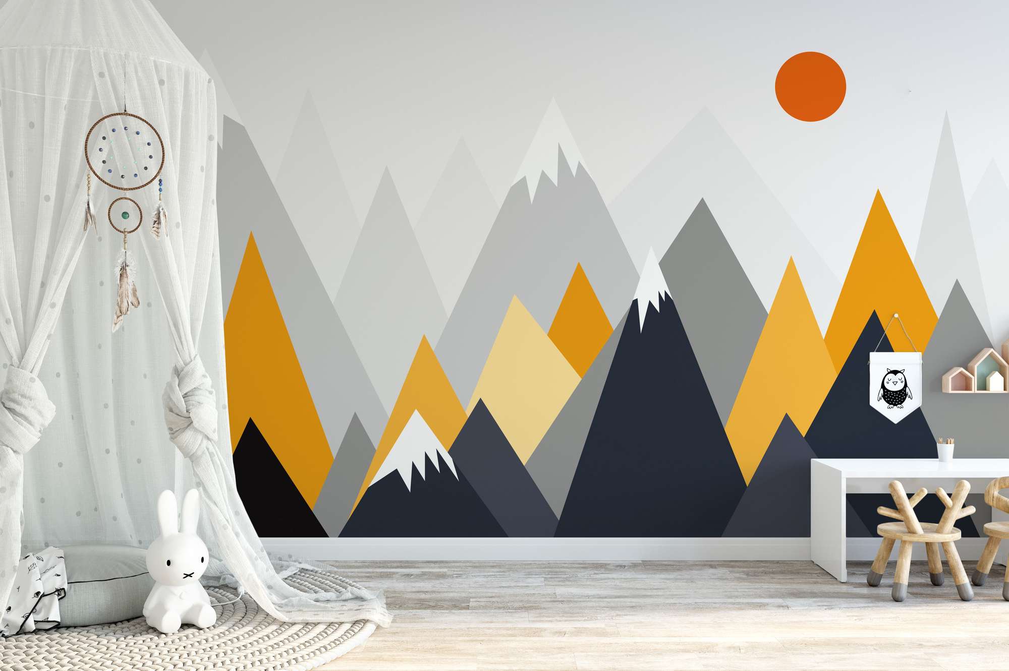 Mural de Parede Autocolante Multicolor 300x270cm - Vinil Premium MDK-00165