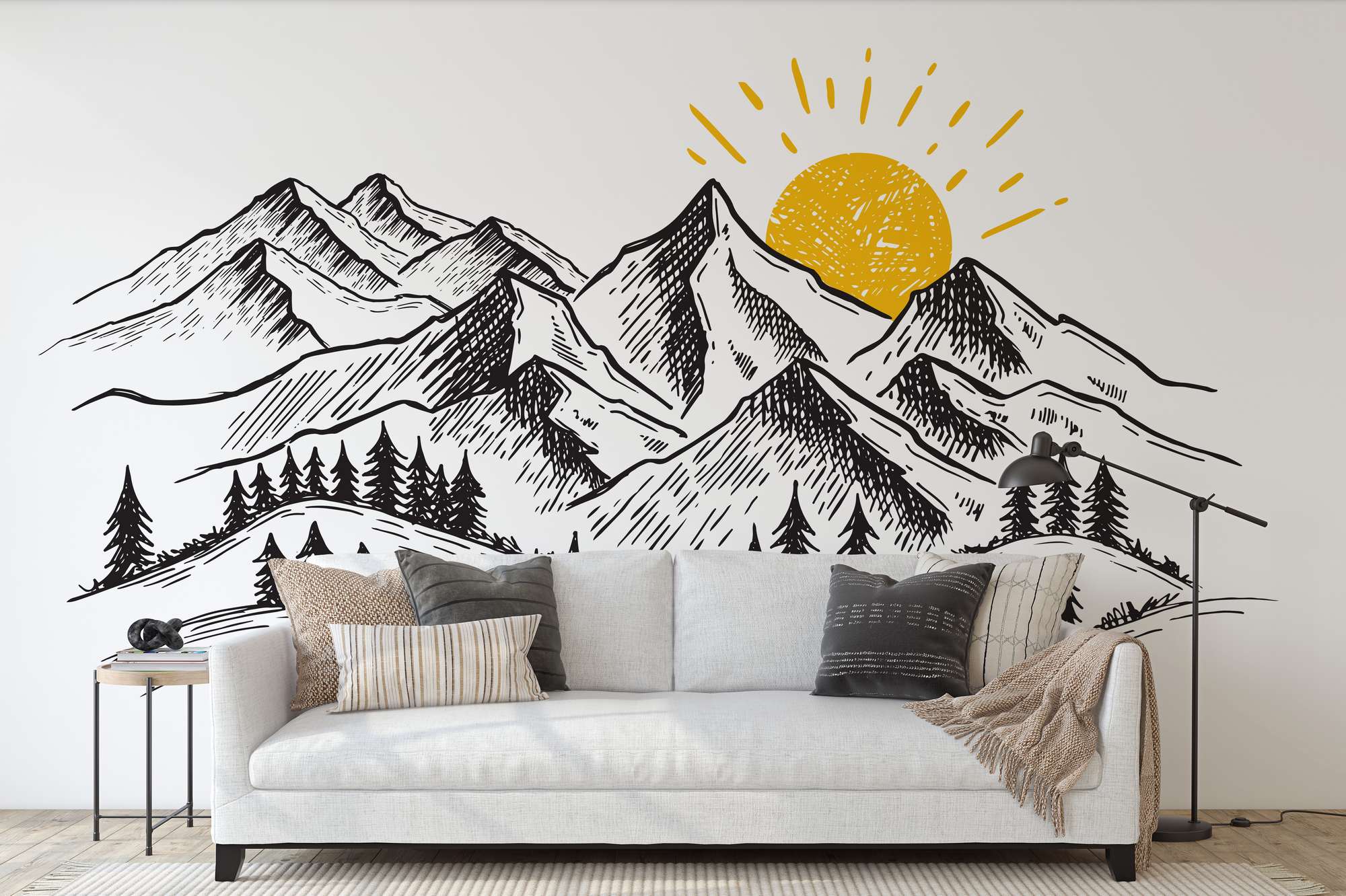 Mural de Parede Autocolante Multicolor 400x270cm - Vinil Premium MDK-00110