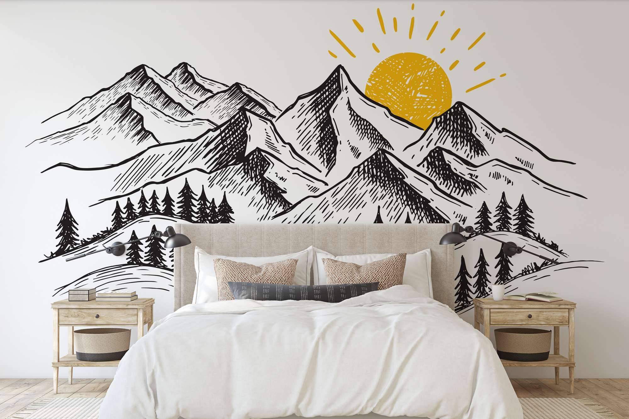 Mural de Parede Autocolante Multicolor 400x270cm - Vinil Premium MDK-00110