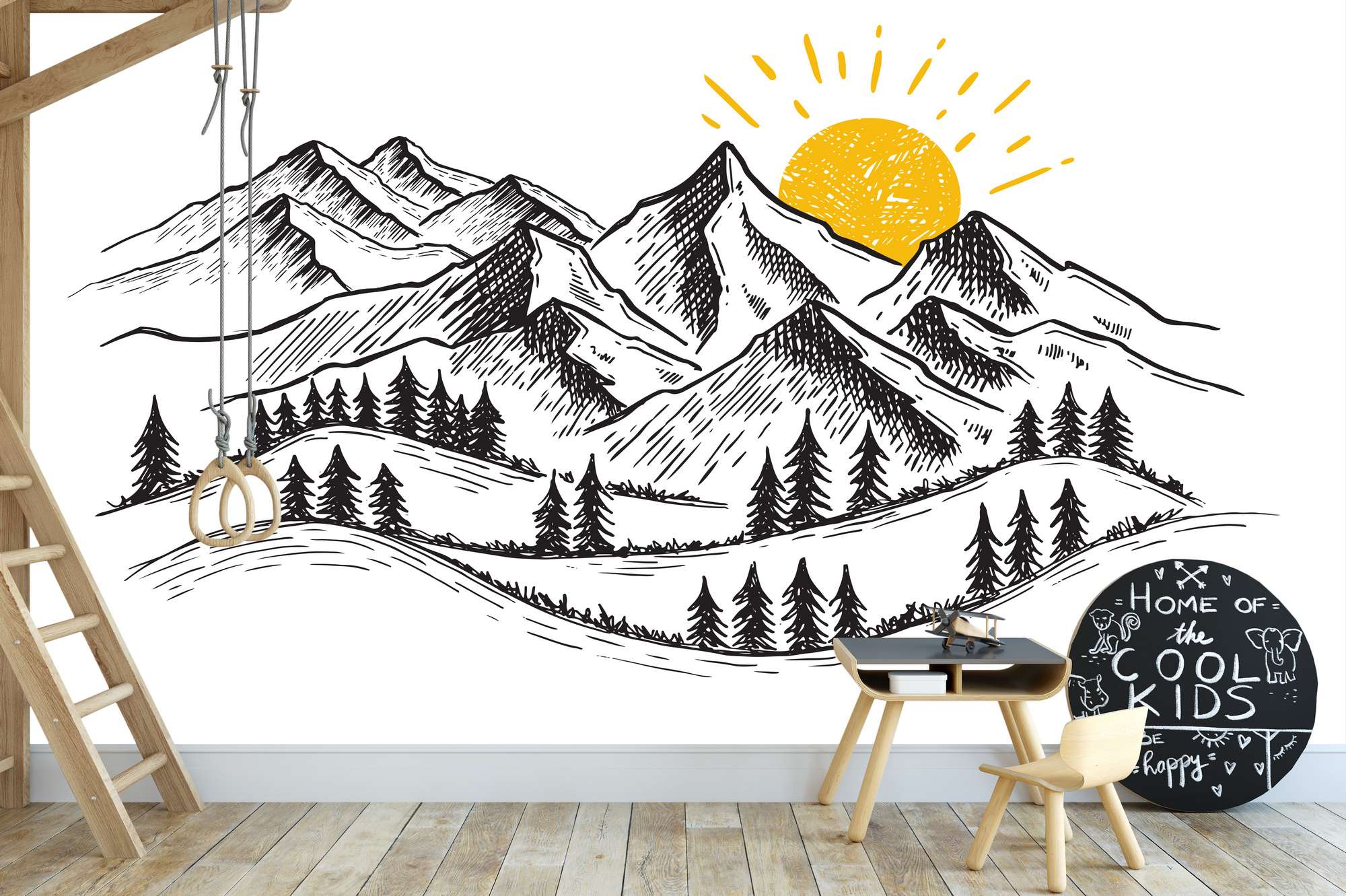 Mural de Parede Autocolante Multicolor 400x270cm - Vinil Premium MDK-00110