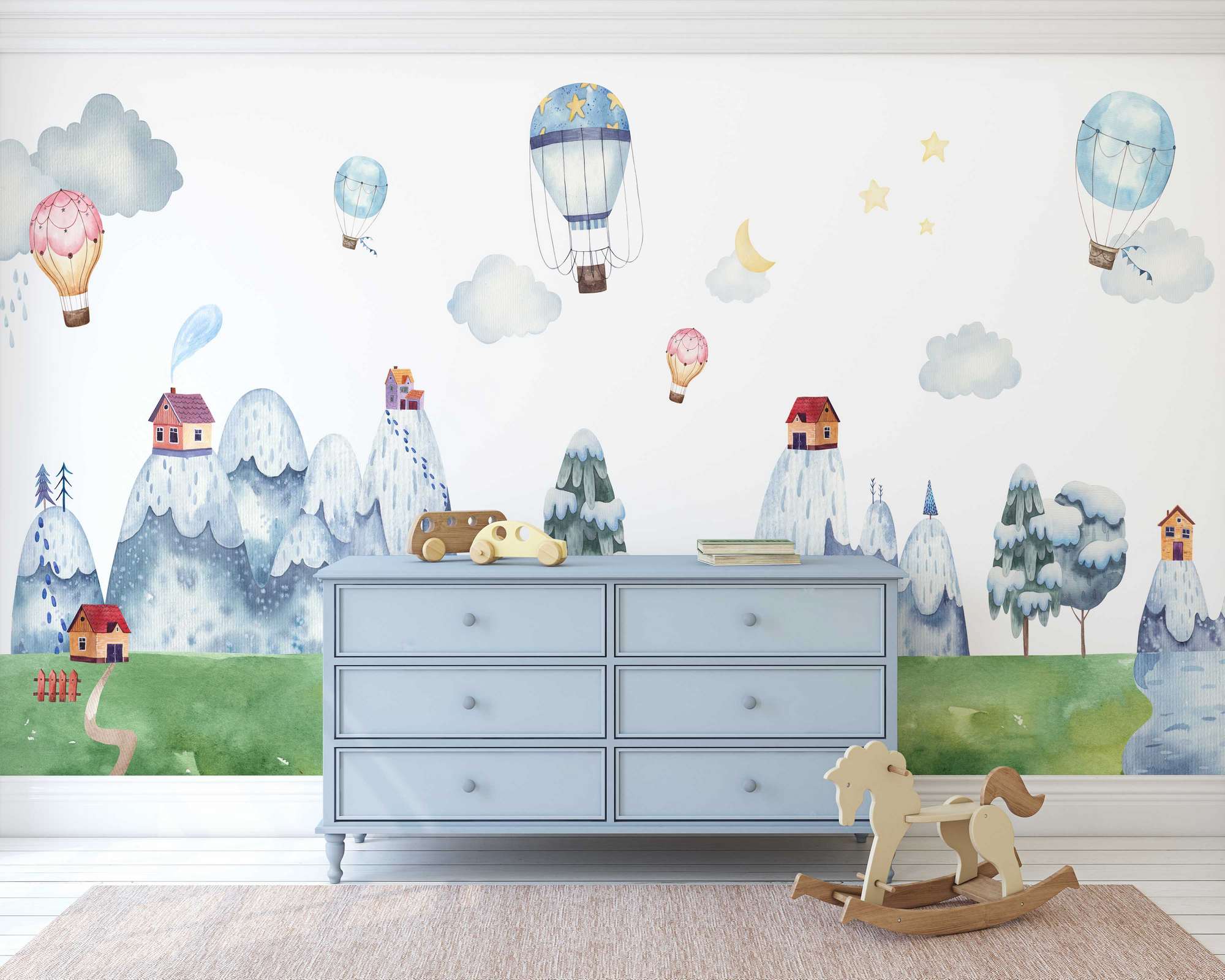 Mural de Parede em Vinil Autocolante Multicolor 400x270 cm | MDK-00113 (740ELB1268)