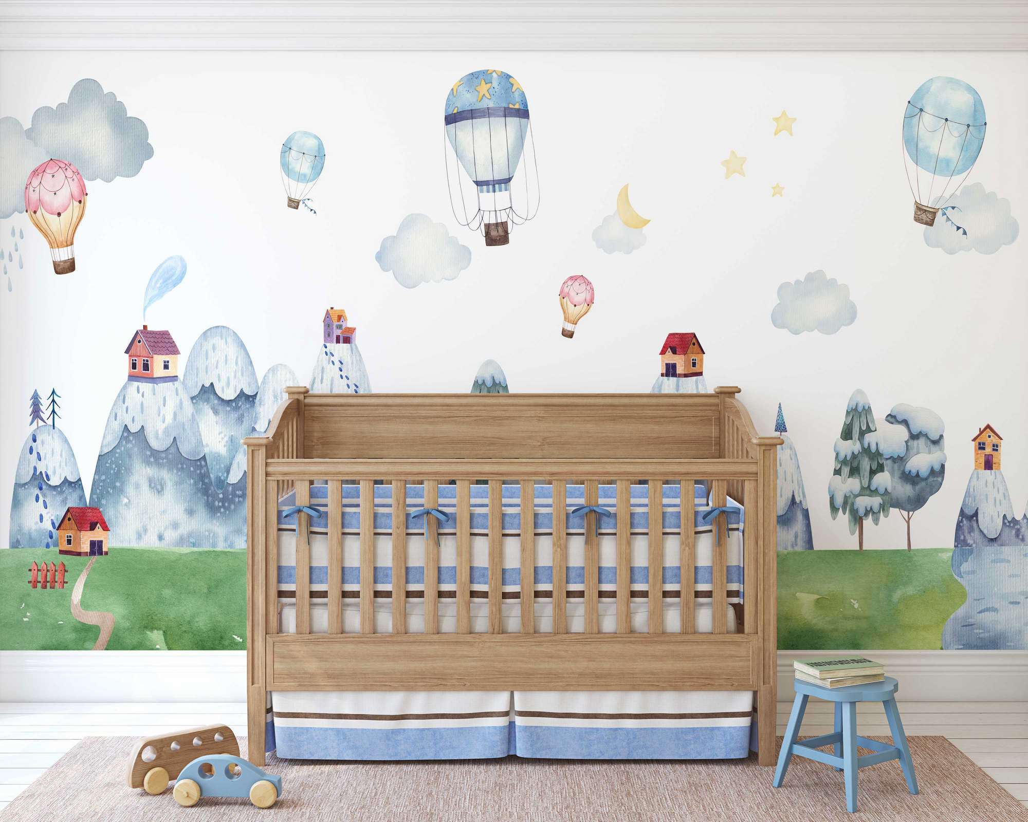 Mural de Parede em Vinil Autocolante Multicolor 400x270 cm | MDK-00113 (740ELB1268)