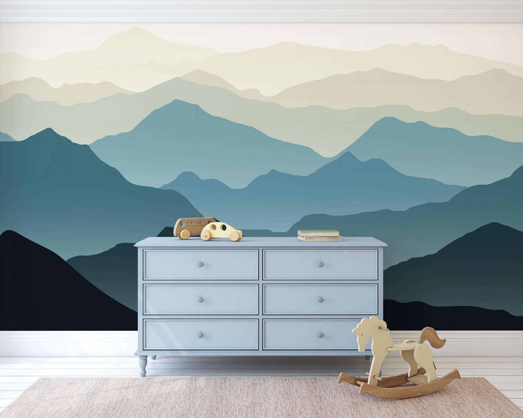 Mural de Parede Autocolante Multicolor 400x270cm - Vinil Premium MDK-00132