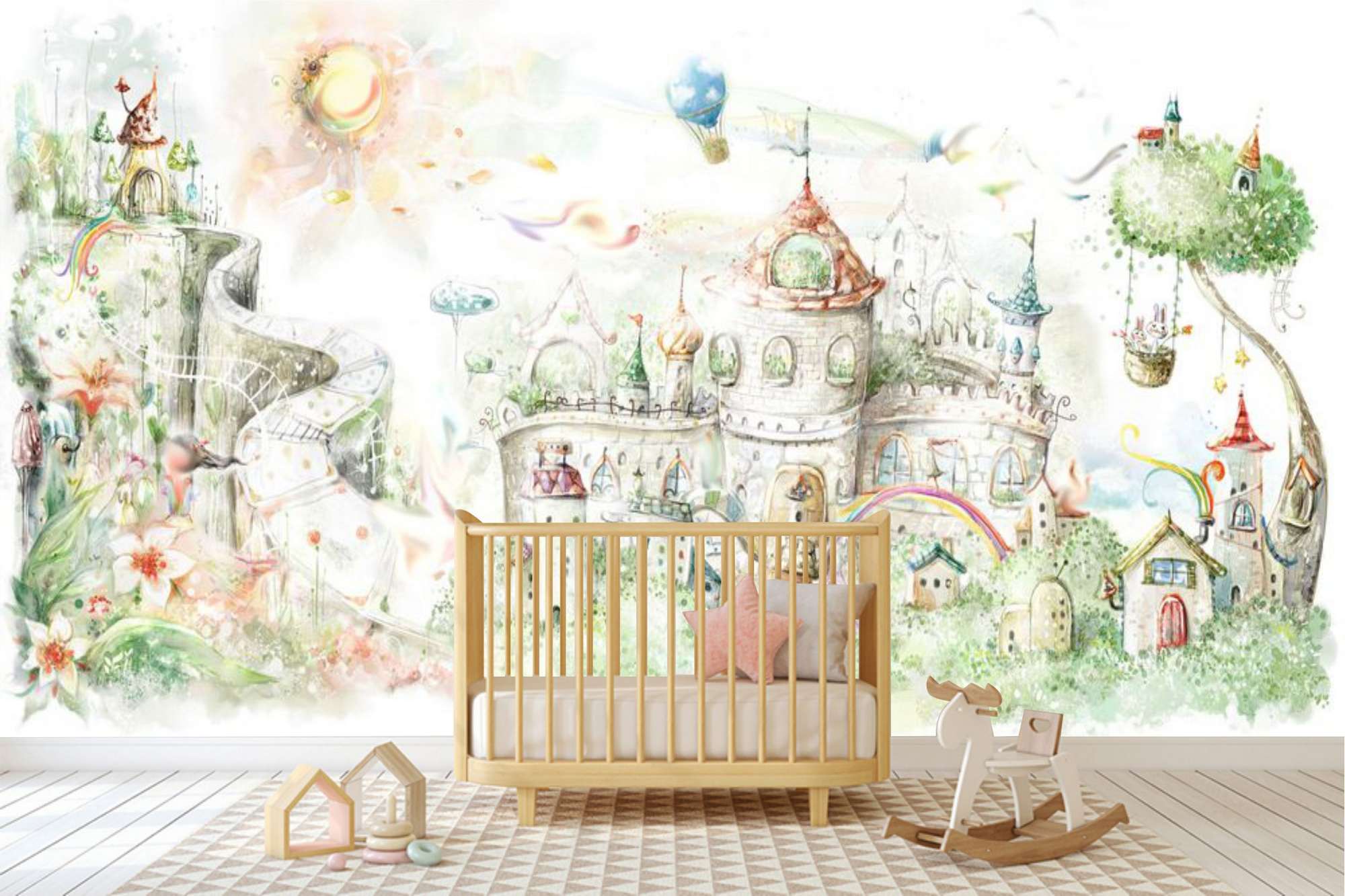 Mural de Parede Autocolante Multicolor 400x270cm - Vinil Premium MDK-00162