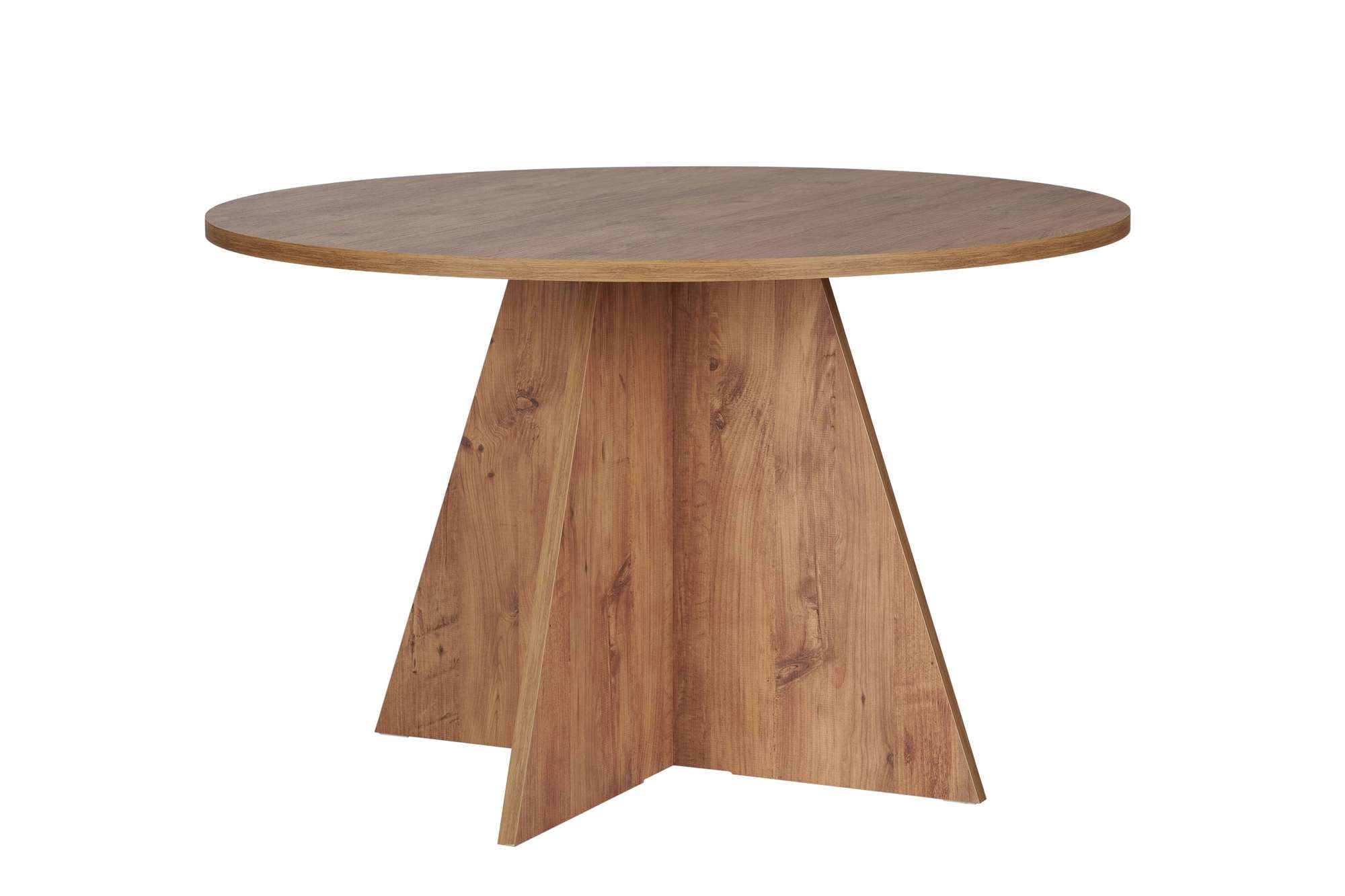 Mesa de Jantar Quadrada 120x120cm em Pinho Atlântico - Revestimento Melamínico Resistente