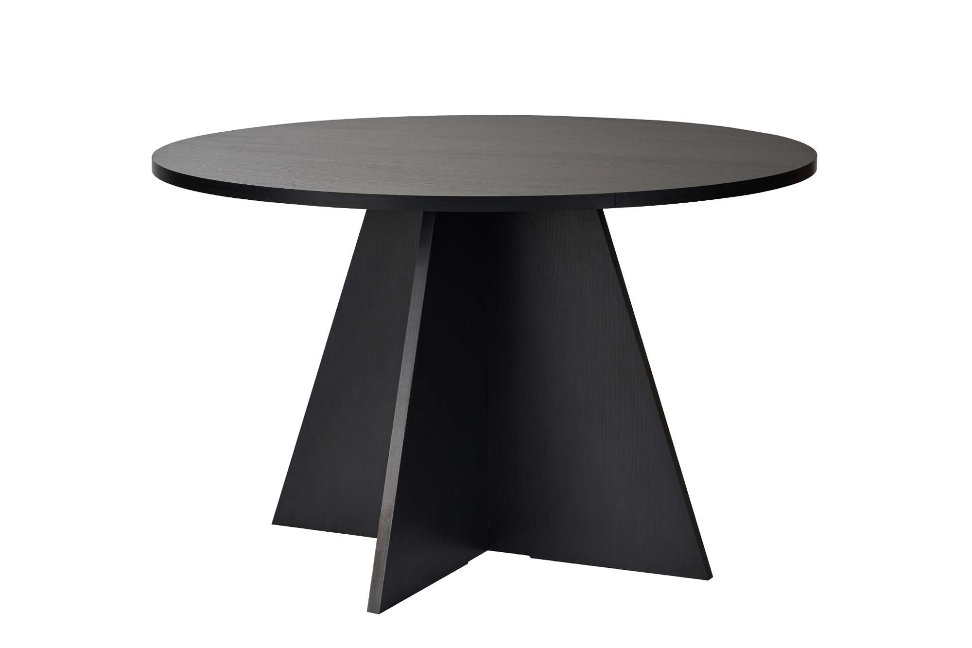Mesa de Jantar Quadrada 120x120cm em Madeira Preta - Revestimento Melamínico Resistente