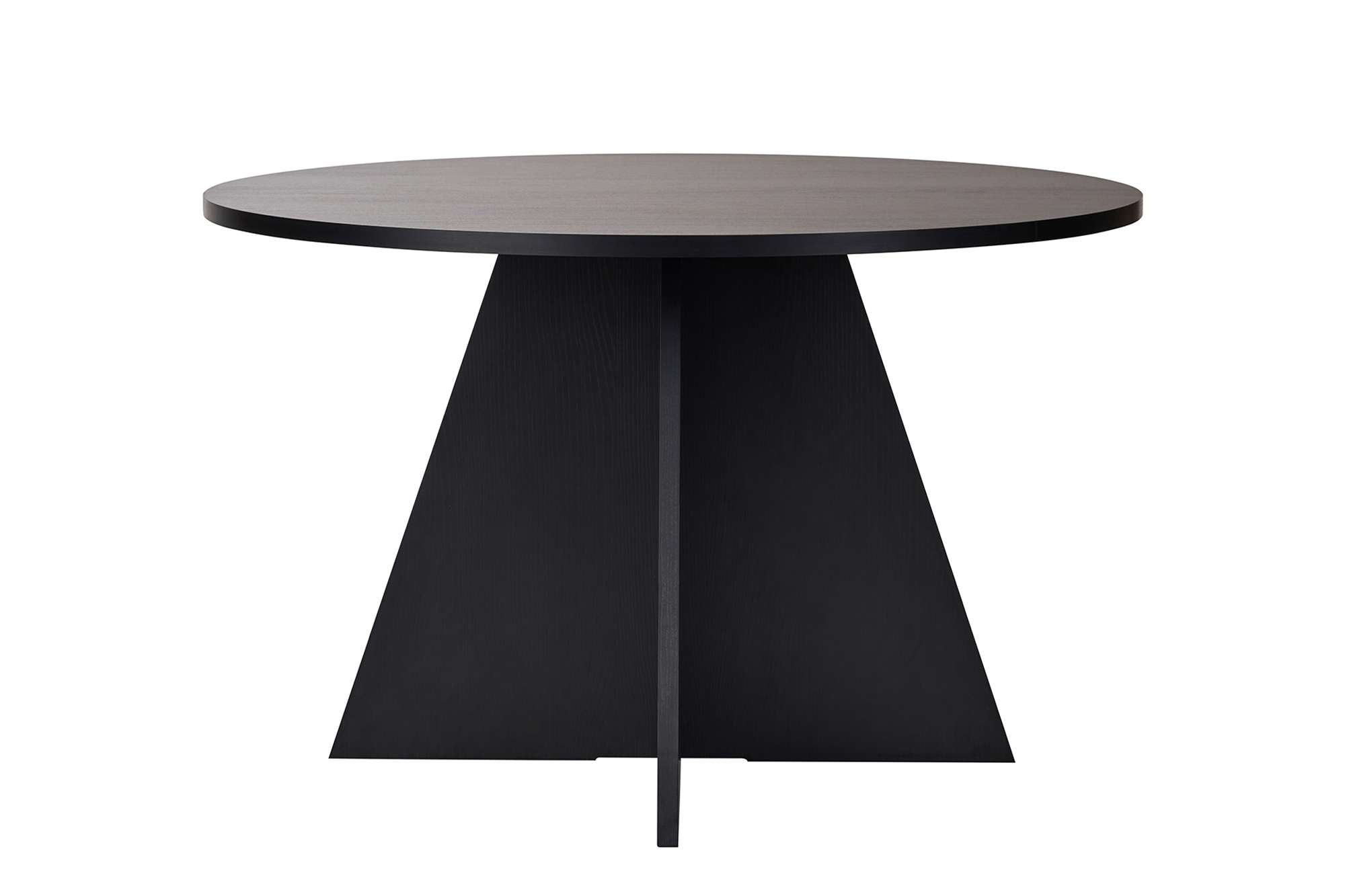 Mesa de Jantar Quadrada 120x120cm em Madeira Preta - Revestimento Melamínico Resistente