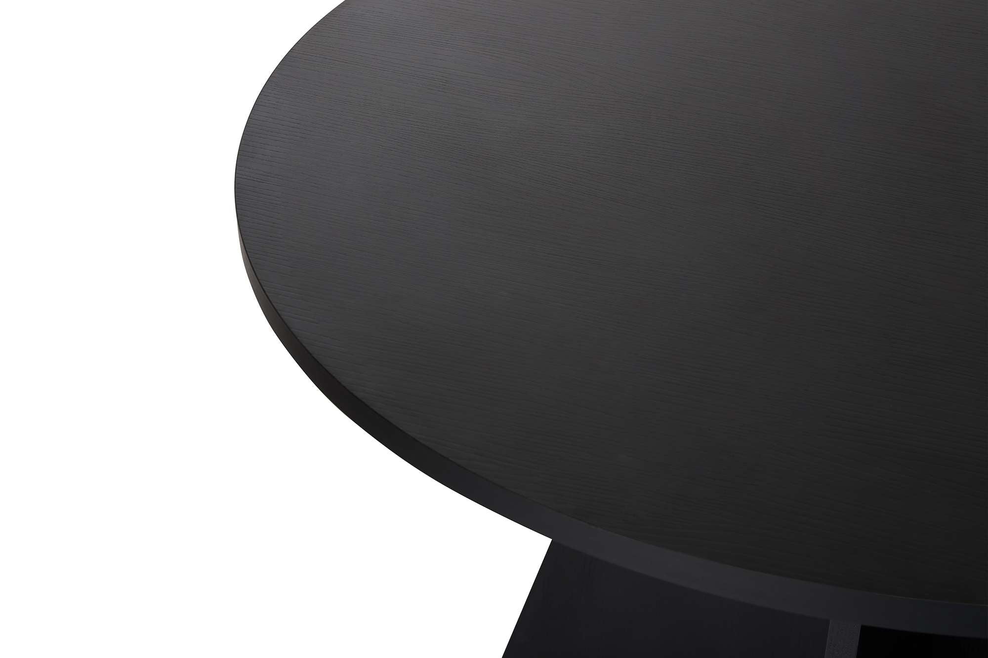Mesa de Jantar Quadrada 120x120cm em Madeira Preta - Revestimento Melamínico Resistente