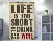 Quadro decorativo em tela – 50 x 70 cm – moldura de madeira – poliéster e algodão